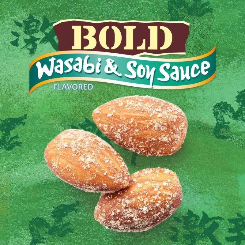 Blue Diamond Almonds Wasabi & Soy Sauce Flavored Snack Nuts,