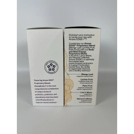 Amare Happy Juice Pack MANGO Plus Unflavored Biotics New BB 10/25 & 11/26