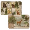 Wipe-Clean Reversible Decofoam Placemats, Forest Trails, Set of 2, Made