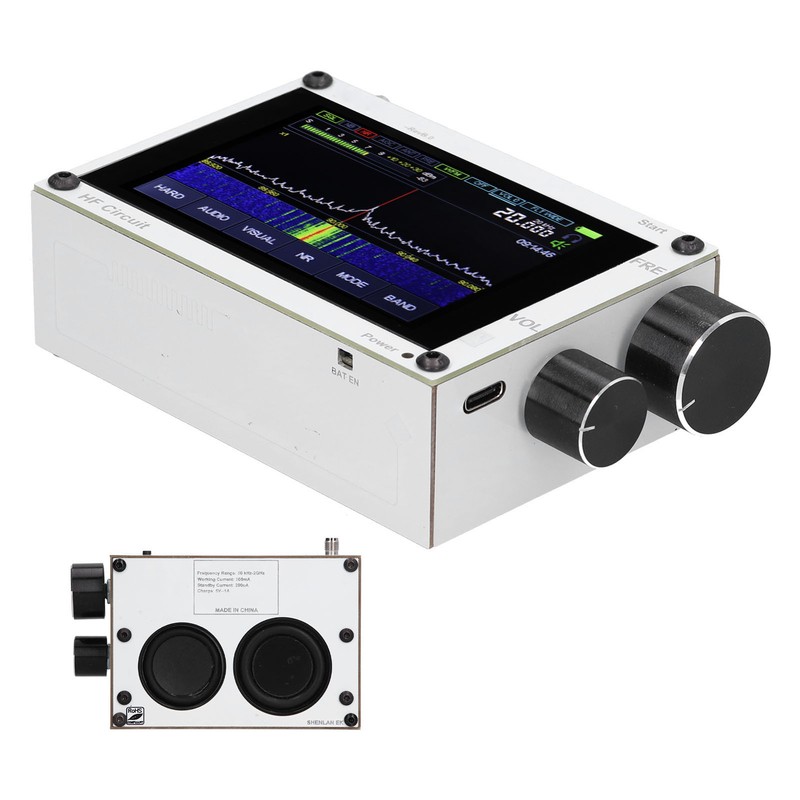 SDR Receiver Touch Screen Wireless Receiver Industrial Accessories 50kHz‑2GHz 3.5in