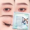 LASHIDOL KittenLash02 Lower False Eyelashes, Bunchy Eyelashes, Partial False Eyelashes,
