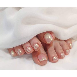 Fashion 24P Handmade Nail Tips for Feet Nail Art
