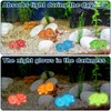Betinyar Glowing Miniature Sea Turtle Glow in the Dark Small