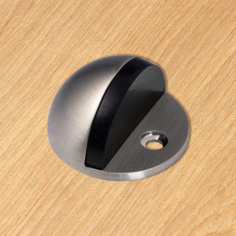Gedotec HONEY Stainless Steel Floor Door Stop Rubber Buffer for