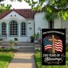 MAGJIUKE America 250 Garden Flag, One Nation Under God,USA 250th