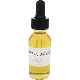 TCEShop Egyptian Musk Scented Body Oil Fragrance [Glass Dropper Top - Gold - 1 oz.] - ID#1050