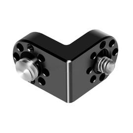 Borimend 1/4 3/8 Screw Extension 90° Right Angle Mount Adapter for Tripod Monitor Video Image Transmission DSLR Camera Cage