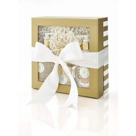 Shelley Kyle Annabelle Complete Gift Set, Includes Hydrating Body Lotion, Foaming Bath Gel, And Perfume, Packaged in Beautiful Cream and Gold Gift Box with Ribbon