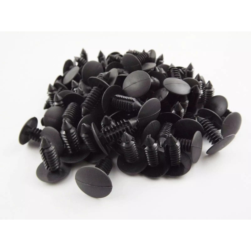 SNS 100X 8mm Bumper Clips Retainer Car Plastic Rivets Fastener
