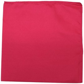 Daydana Home and Decor Edition Cotton 22 x 22 Cloth Napkins - 6 Pack (Hot Pink)