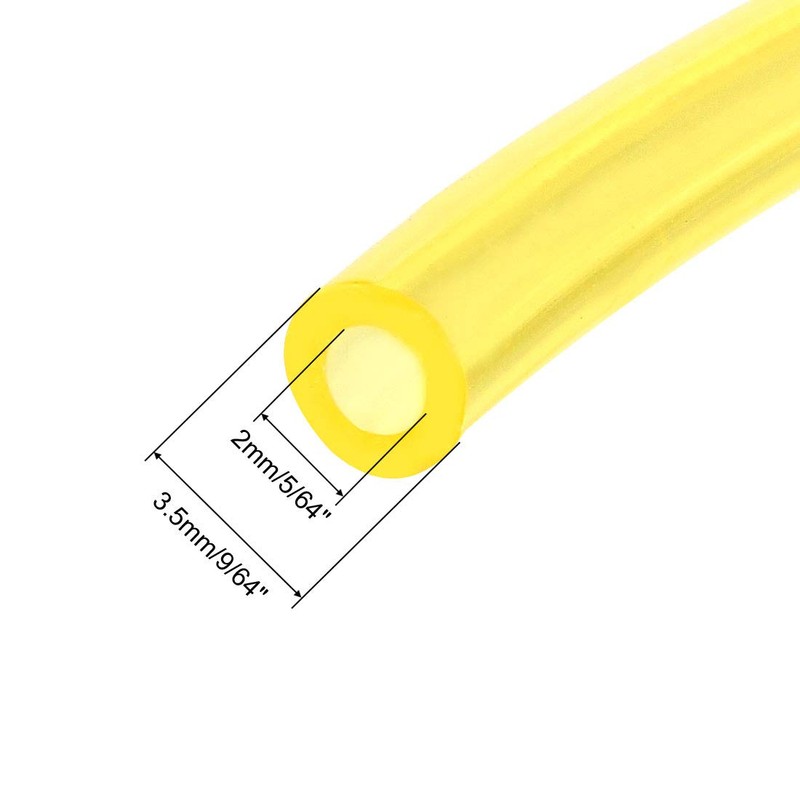 uxcell Petrol Fuel Line Hose I.D 5/64 X O.D 9/64