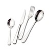 VIVANI 16 Piece Heavy Silverware Set for 4, Forged Stainless