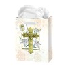 Easter Lily with Cross Medium Gift Bags, 7.75"x9.75"x4", 10-Count Value