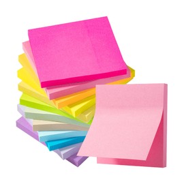Mr. Pen- Sticky Notes, 3”x3”, 12 Pads, 600 Sheets, Pastel Colors Sticky Notes, Sticky Note, Self-Stick Note Pads, Sticky Pads Sticky Notes Aesthetic, Colorful Sticky Notes, Sticky Notes Bulk