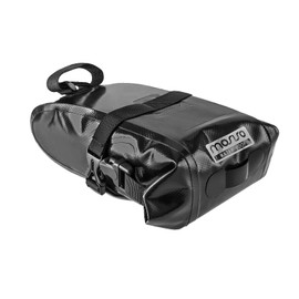 MOSISO Bike Saddle Bag, Waterproof Bike Under Seat Pouch Bicycle Tool Cycling Accessories Storage Bags, 2L Portable Bicycle Pack Under Seat for Mountain Road Bikes, Black