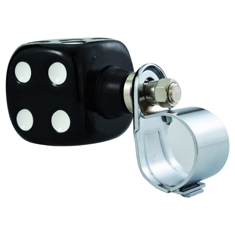 Temzzer Steering Wheel Knob Dice Car Turning Assist Suicide Spinner