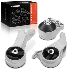 A-Premium 3PCS Engine Motor Mount and Transmission Mount Kit Compatible with Saturn L100 2001-2002, L200/LW200 2001-2003, L300 2004, LS/LS1/LW1 2000, 2.2L, Automatic Transmission Only