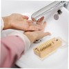 IWOWHERO 2pcs Bamboo Sisal Nail Brush for Fingernails/toe Nails Cleaning