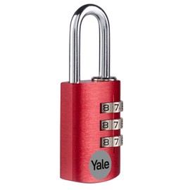 Yale - YE3CB/20/121/1/CO Standard Security 20mm Aluminium -Kombination Vorhängeschlos