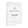 20x28 Poster Frames 1PCS, Plexiglass, Silver Aluminum Snap Frame, Front-loading