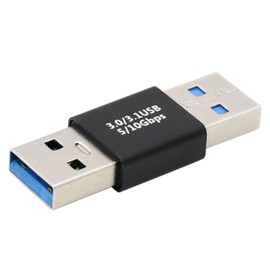 Audio Fan USB Male Male Connector USB3.1 Gen2 (USB 3.2 Gen2) USB-A Relay Connector Supports 10Gbps