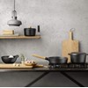 Iron 6 inch Shelf Brackets Flat Angle Curved Black Floating