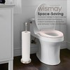Toilet Paper Holder Stand for Max 5 Paper Rolls, Freestanding