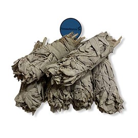 NESSASTORES - California White Sage Smudge Stick Incense 5"-6" Bundle #JC-008 (18 pcs)
