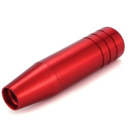 Lunsom 130mm Shift Knob Aluminum Shift Lever Metal Gear Shift Knob Extension for Auto and Manual Car (Red)
