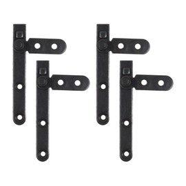 Chinflly Inset Pivot Cabinet Hinges Door,Brass 180°Rotation Hidden Secret Door Hinge Concealing Door Bookcase Hinge