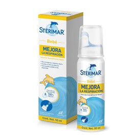 Strimar Solucin Humidificante Nasal Beb 50 ml. Mejora la Respiracin. Para la Higiene y Limpieza Diaria. Con Boquilla Peditrica de Seguridad. Facilita 