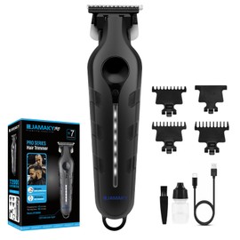 JAMAKY Cordless Hair Trimmer for Men, Electric Beard Trimmers, USB Rechargeable with LED Indicator Light