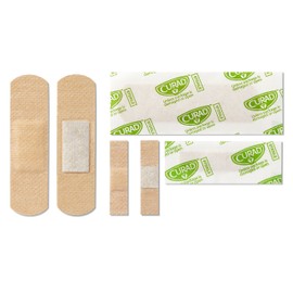 Curad Quickstop Flex-Fabric Bandages, Quickstop Bleeding Control Technology, Assorted Sizes, 30 Count (Pack of 3)