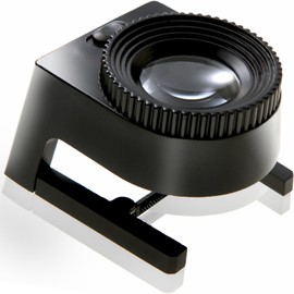 Phoenix Magnifier Loupe (15x) for Calibration and School Works, Includes Scale/LED Light/Dedicated Case
