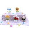 caiyjhao CrochetWoven with Wool Sunflower potted plant, Artificial Flowers, Used
