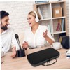 Kisangel 1 Set Microphone Storage Bag Portable Mic Carrier Pouch