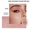 Eveloveu Glitter Eyeshadow Metallic Finish - High Impact Pink Eyeshadow
