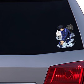 Jujutsu Kaisen Characters Peeker Decal Stickers for Cars Laptop Skateboard Wall Decor UV Resistant (Megumi)