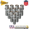 ARROW 20x Chrome M14x1.5 Spline Cone Seat Lug Bolt 28mm