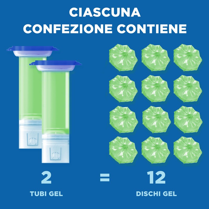 Duck Fresh Discs - Dischi Gel Igienizzanti WC, Fragranza Lime