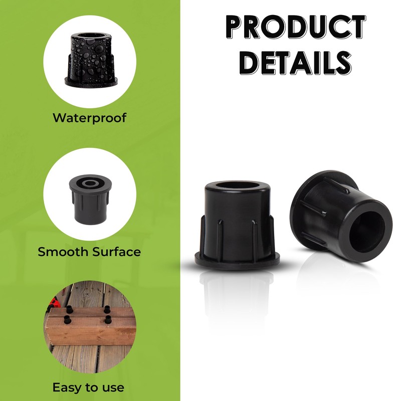 FENCE & DECK RITE Baluster Connectors for 3/4" Metal Balusters,