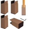 Athvcht Height Adjustment, Adjustable Height, Table Legs, Height 3.9 inches