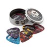 Guitar Picks with Storage Tin - 12 Medium Guitar Plectrums