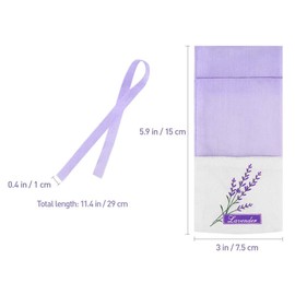 XLKJ Pack of 30 Lavender Bags Empty, Lavender Bags Organza Bag, Lavender Dried Drawstring Bag for Filling for Lavender Spices Herbs Jewellery Wedding Party (Light Purple)