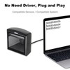 Hands Free Barcode Scanner Large Screen Desktop Automatic 2D QR