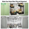 ARSTPEOE Under Sink Organizer - 2 Packs Multi-Purpose Pull-Out Storage