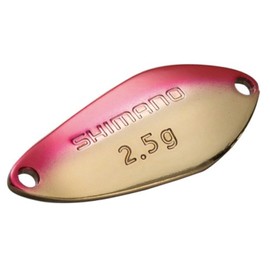 Shimano TR-218Q 61T Spoon, Cardiff Search Swimmer, 0.07 oz (1.8 g), Red Gold