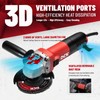 DCK Angle Grinder, 4-1/2-Inch, 6.7Amp Cut off Tool Grinder, 11,800