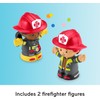 Fisher-Price Little People Toddler Toy Fire Truck Musical Push-Along Vehicle