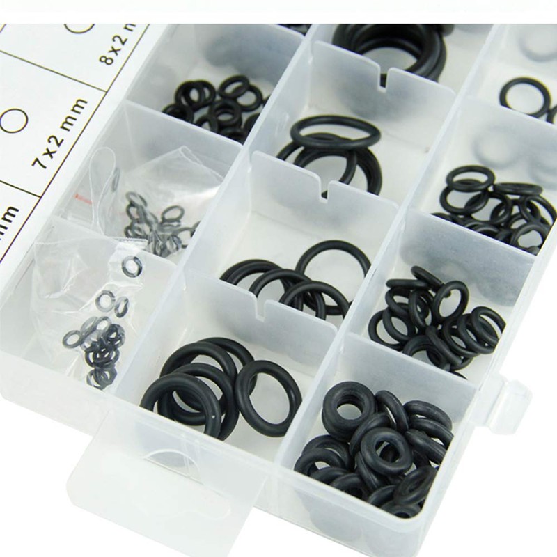 225 Pcs O-Ring O-Ring Set, General Purpose, Gasoline, Oil-Resistant, Heat